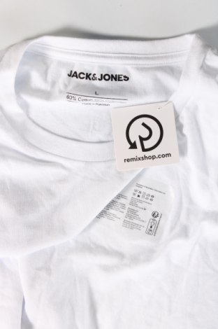 Męski T-shirt Jack & Jones, Rozmiar L, Kolor Biały, Cena 111,99 zł