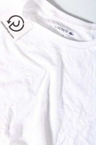 Herren T-Shirt Lacoste, Größe XL, Farbe Weiß, Preis 20,99 €