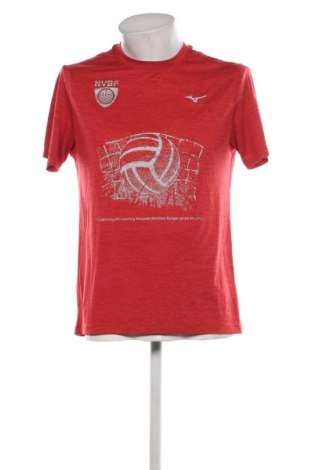 Męski T-shirt Mizuno, Rozmiar M, Kolor Czerwony, Cena 82,29 zł