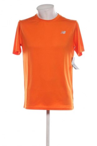 Męski T-shirt New Balance, Rozmiar M, Kolor Pomarańczowy, Cena 82,99 zł