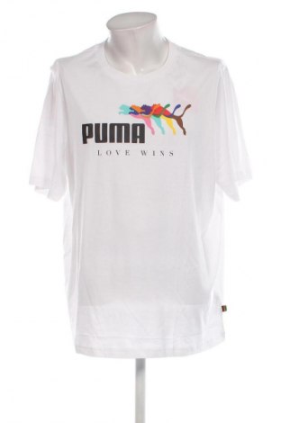 Męski T-shirt PUMA, Rozmiar XXL, Kolor Biały, Cena 91,99 zł