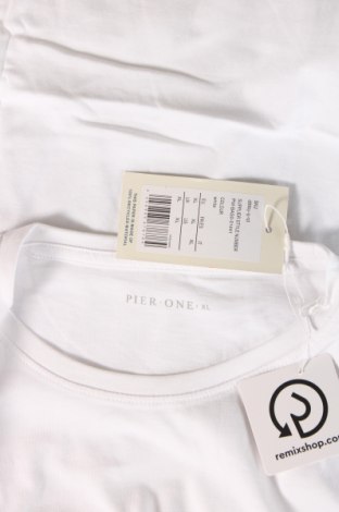 Tricou de bărbați Pier One, Mărime XL, Culoare Alb, Preț 69,29 Lei