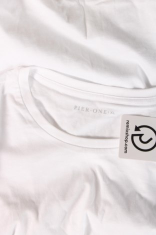 Ανδρικό t-shirt Pier One, Μέγεθος XL, Χρώμα Λευκό, Τιμή 5,99 €