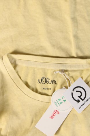 Ανδρικό t-shirt S.Oliver, Μέγεθος M, Χρώμα Κίτρινο, Τιμή 15,99 €