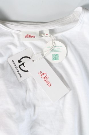 Ανδρικό t-shirt S.Oliver, Μέγεθος XL, Χρώμα Λευκό, Τιμή 8,99 €