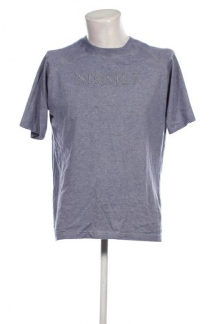 Herren T-Shirt SikSilk, Größe M, Farbe Blau, Preis 10,14 €