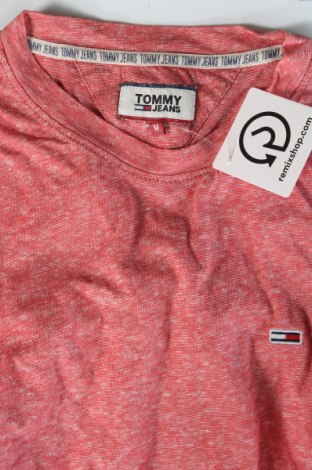 Męski T-shirt Tommy Jeans, Rozmiar M, Kolor Czerwony, Cena 108,99 zł