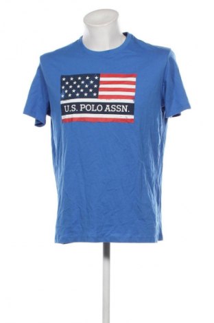 Ανδρικό t-shirt U.S. Polo Assn., Μέγεθος XL, Χρώμα Μπλέ, Τιμή 26,29 €