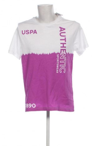 Ανδρικό t-shirt U.S. Polo Assn., Μέγεθος L, Χρώμα Βιολετί, Τιμή 28,64 €