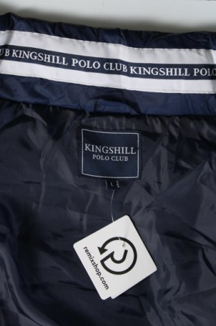 Męska kamizelka Kingshill Polo club, Rozmiar L, Kolor Niebieski, Cena 217,79 zł