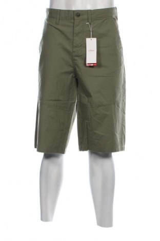 Pantaloni scurți de bărbați S.Oliver, Mărime XL, Culoare Verde, Preț 102,29 Lei