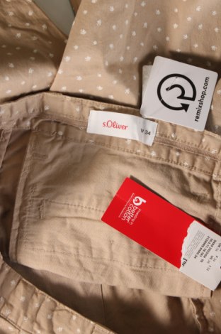 Pantaloni scurți de bărbați S.Oliver, Mărime M, Culoare Bej, Preț 48,99 Lei