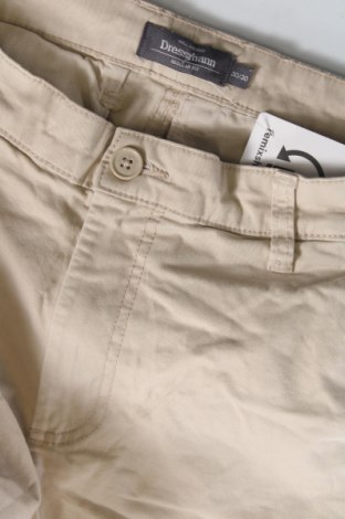 Herrenhose Dressmann, Größe S, Farbe Beige, Preis € 5,49