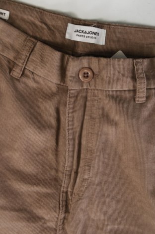 Pantaloni de bărbați Jack & Jones, Mărime S, Culoare Bej, Preț 65,49 Lei