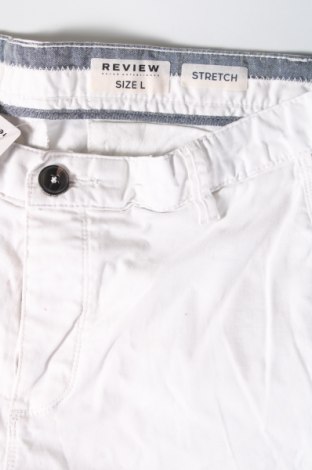 Pantaloni de bărbați Review, Mărime L, Culoare Alb, Preț 68,99 Lei