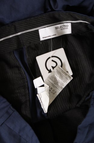 Pantaloni de bărbați Selected Homme, Mărime L, Culoare Albastru, Preț 26,99 Lei