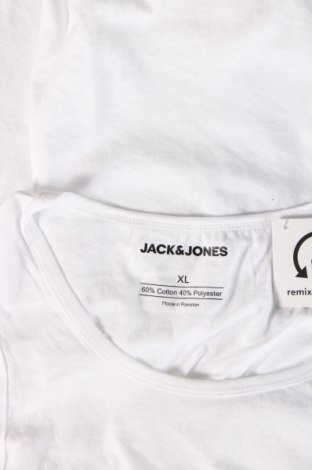 Męski podkoszulek Jack & Jones, Rozmiar XL, Kolor Biały, Cena 39,99 zł