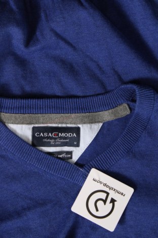 Ανδρικό πουλόβερ Casa Moda, Μέγεθος M, Χρώμα Μπλέ, Τιμή 12,99 €