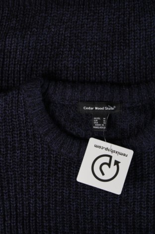 Herrenpullover CedarWood State, Größe M, Farbe Blau, Preis 3,49 €