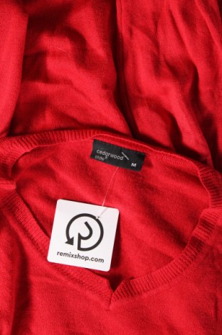 Herrenpullover CedarWood State, Größe M, Farbe Rot, Preis € 7,49