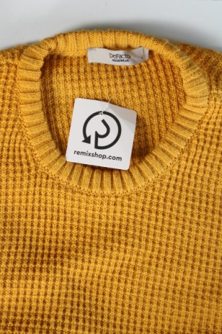 Herrenpullover Defacto, Größe L, Farbe Gelb, Preis € 20,29