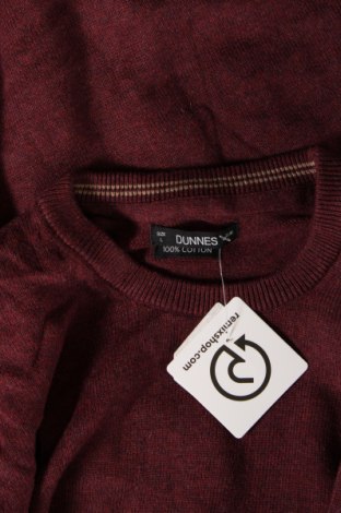 Herrenpullover Dunnes, Größe L, Farbe Rot, Preis 10,99 €