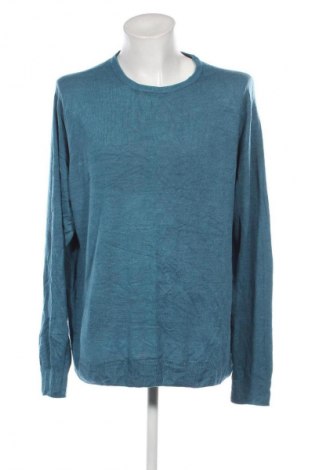 Herrenpullover F&F, Größe 3XL, Farbe Blau, Preis 9,29 €