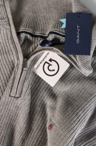 Herrenpullover Gant, Größe XXL, Farbe Grau, Preis € 47,99