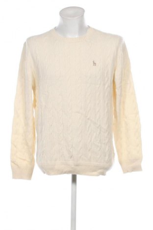 Herrenpullover Hazzys, Größe L, Farbe Ecru, Preis 10,49 €