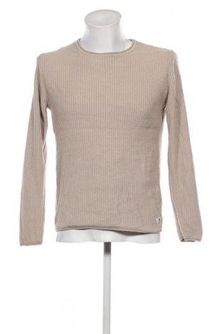 Herrenpullover Jack & Jones, Größe M, Farbe Beige, Preis 11,99 €