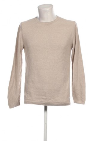 Herrenpullover Jack & Jones, Größe L, Farbe Beige, Preis 12,99 €