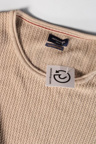 Herrenpullover Jack & Jones, Größe XL, Farbe Beige, Preis 12,99 €