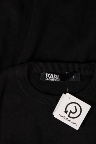 Męski sweter Karl Lagerfeld, Rozmiar L, Kolor Czarny, Cena 304,99 zł