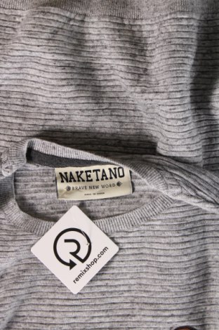 Herrenpullover Naketano, Größe M, Farbe Grau, Preis € 39,49