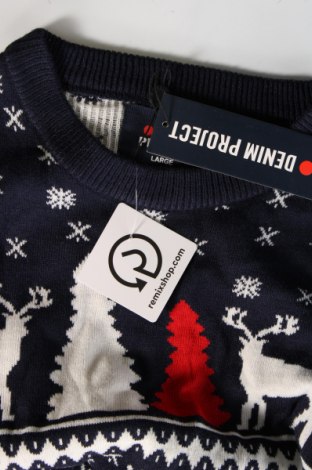 Męski sweter Project, Rozmiar L, Kolor Niebieski, Cena 49,99 zł