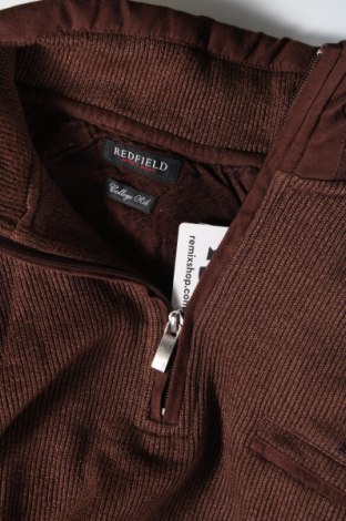 Herrenpullover Redfield, Größe L, Farbe Braun, Preis 10,99 €