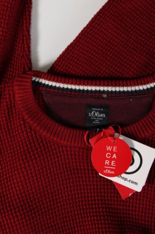 Herrenpullover S.Oliver, Größe S, Farbe Rot, Preis € 16,49