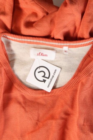 Herrenpullover S.Oliver, Größe XL, Farbe Orange, Preis 9,99 €