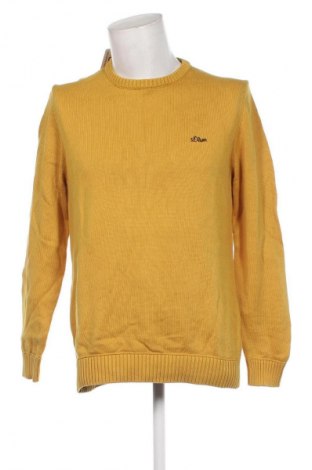 Herrenpullover S.Oliver, Größe L, Farbe Gelb, Preis € 10,99