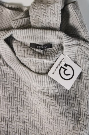 Herrenpullover Studio, Größe M, Farbe Grau, Preis € 6,99