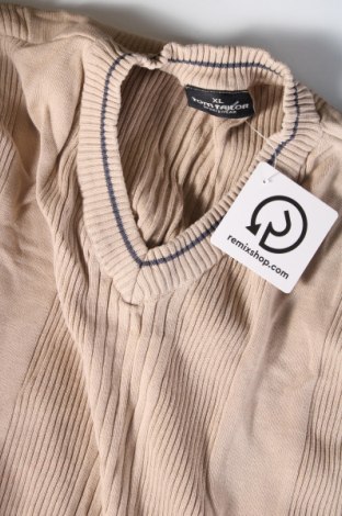 Herrenpullover Tom Tailor, Größe XL, Farbe Beige, Preis € 6,99