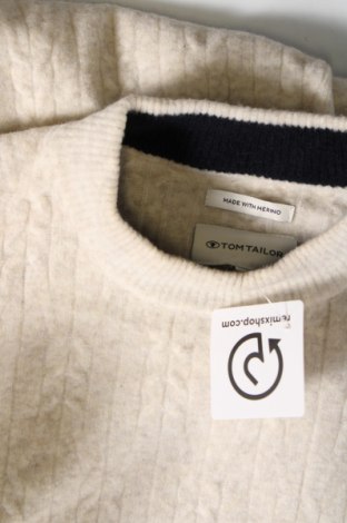 Herrenpullover Tom Tailor, Größe XL, Farbe Beige, Preis € 10,99