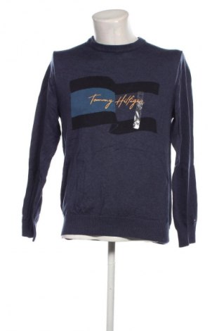 Herrenpullover Tommy Hilfiger, Größe M, Farbe Blau, Preis 63,99 €