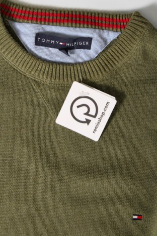 Pánský svetr  Tommy Hilfiger, Velikost L, Barva Zelená, Cena  855,00 Kč