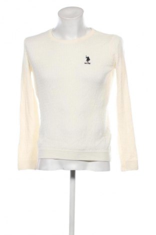 Herrenpullover U.S. Polo Assn., Größe L, Farbe Ecru, Preis 19,99 €