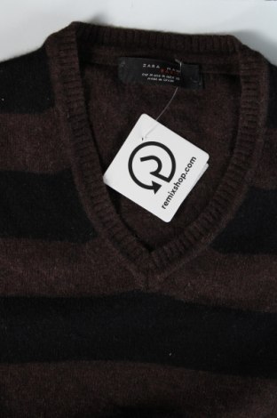 Męski sweter Zara, Rozmiar M, Kolor Brązowy, Cena 35,99 zł