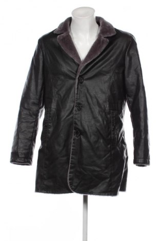 Ανδρικό δερμάτινο μπουφάν, Μέγεθος XL, Χρώμα Μαύρο, Τιμή 30,79 €