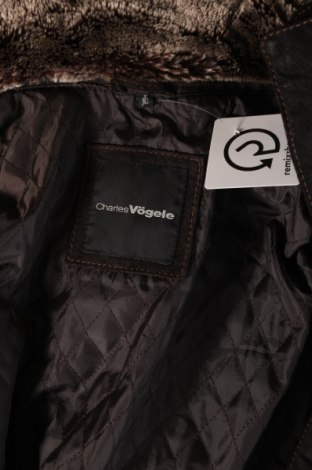 Herren Lederjacke Charles Vogele, Größe L, Farbe Braun, Preis 44,99 €