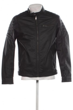 Herren Lederjacke Jack & Jones, Größe L, Farbe Schwarz, Preis 171,13 €