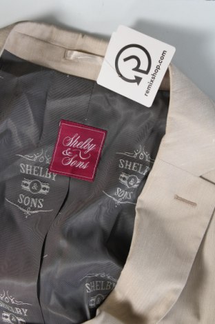 Pánské sako  Shelby & Sons, Velikost XS, Barva Béžová, Cena  443,00 Kč